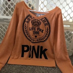 VS PINK CREW HOODIE